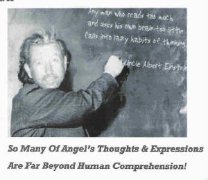 Dave's caricatures - Angel Einstein