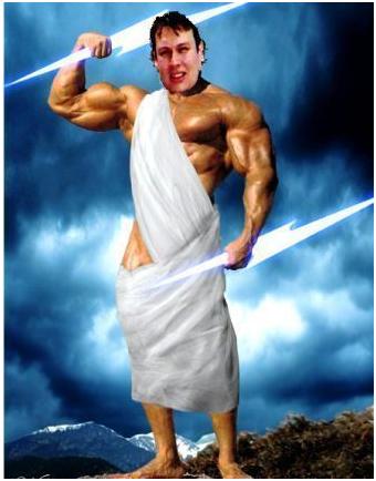 Dave's Caricature's - Thomas the Almighty